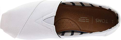 TOMS Women's Seasonal Classic Alpargata Coral Pink Heritage Canvas 5 M