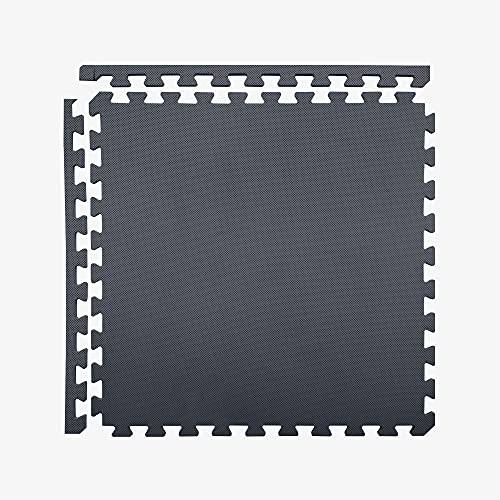 IncStores 5/8 Inch Thick Premium Soft Foam Flooring Tiles | High-Density Interlocking Foam Tiles for Vibrant Floor Protection in Your Home Gym, Playroom, and More | Grey, 12 Pack