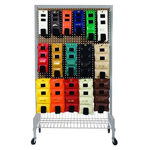 CANDO The Cuff Original Adjustable Ankle and Wrist Weight for Yoga, Dance, Running, Cardio, Aerobics, Toning, and Physical Therapy. 32 Piece Set with Rack - 2 each .25 - 10 lb