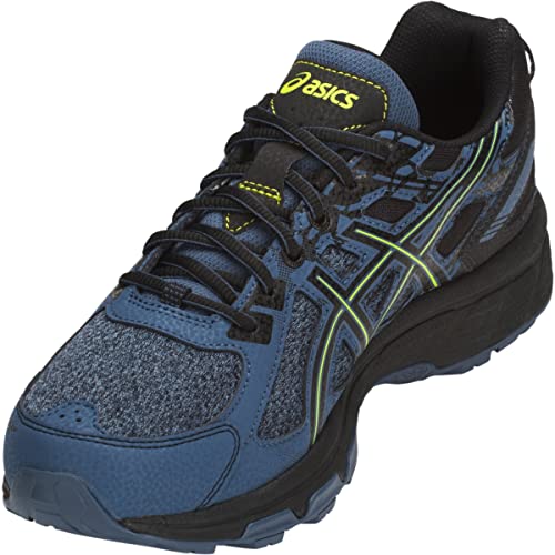 ASICS Men's Gel-Venture 6 MX Running Shoes, 7.5, Grand Shark/NEON Lime