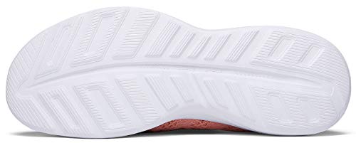 Joomra Women Tennis Shoes Lightweight for Casual Ladies Gym Jogging Walking Running Sport Fashion Sneakers Pink Size 10