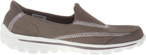 Skechers Performance Women's Go Walk 2 Slip-On Walking Shoe, Taupe, 9 M US