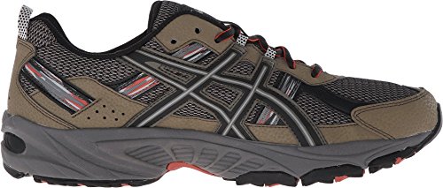 ASICS Men's Gel-Venture 5 Trail Runner, Dusky Green/Black/Cinnamon, 11 M US