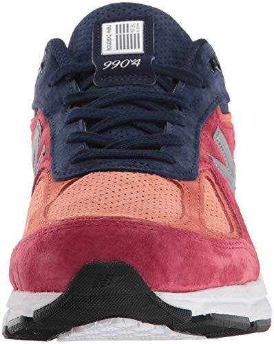 New Balance Men's 990v4 Sneaker, Orange, 14 D US