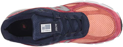 New Balance Men's 990v4 Sneaker, Orange, 14 D US