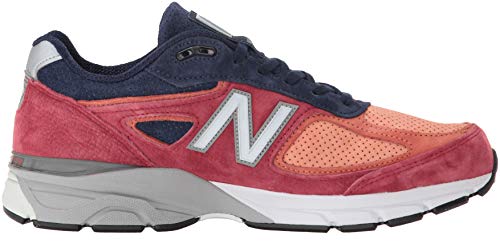 New Balance Men's 990v4 Sneaker, Orange, 14 D US