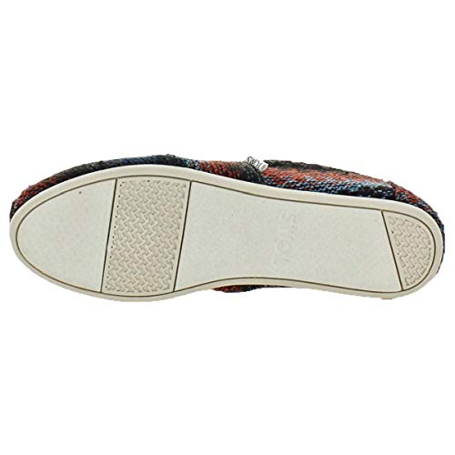 TOMS Womens Classic Slip-On Casual Slip-On Shoes Black 5 Medium (B,M)