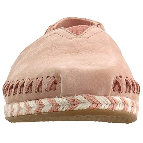 TOMS Womens Alpargata Nubuck Slip On Flats Flats Casual - Pink - Size 7 B