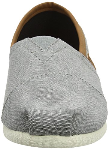 TOMS Men's Classic Canvas Slip-On, Frost Grey Chambray - 10.5 D(M) US