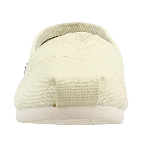 TOMS mens 001001b07-ltbge Natural Canvas Alpargata Flat, Beige, 7.5 US