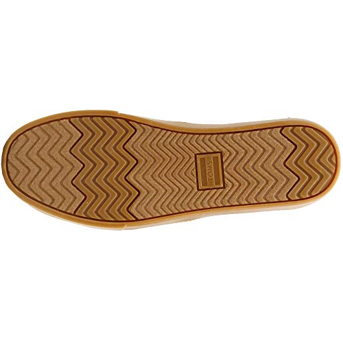 TOMS womens Alpargata Cupsole loafers shoes, Brick Red Heritage Canvas Cupsole, 8 US