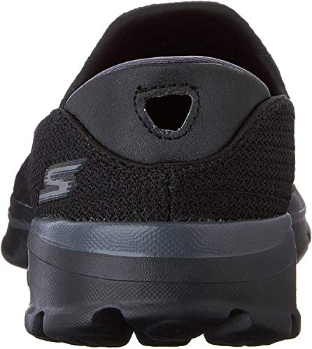 Skechers Performance Women's Go Walk 3 Slip-On Walking Shoe, Black, 7 XW US