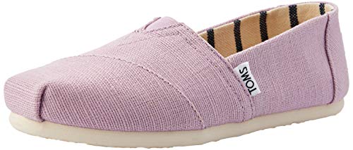 TOMS Women's Classic Heritage Canvas Soft Lilac Ankle-High Slip-On Shoes - 6.5M