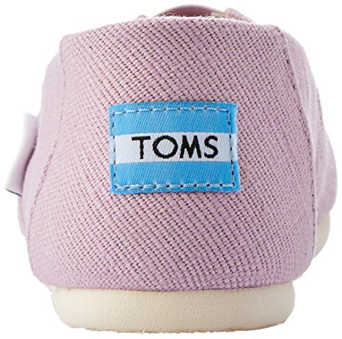 TOMS Women's Classic Heritage Canvas Soft Lilac Ankle-High Slip-On Shoes - 6.5M