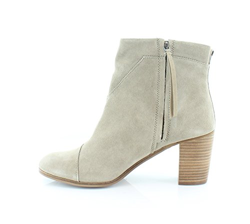 TOMS Women's Taupe Leather Lunata Bootie - 6.5 B(M) US