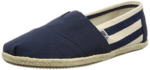 TOMS Classics Navy Stripe University 10005418 Mens 7