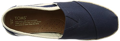 TOMS Classics Navy Stripe University 10005418 Mens 7