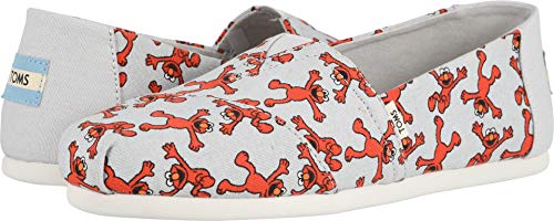 TOMS Sesame Street X Elmo Printed Canvas Women's Classics 10013636 (Size: 6.5)