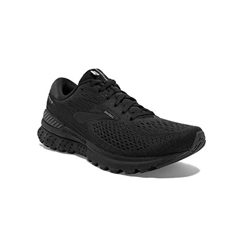 Brooks Mens Adrenaline GTS 19 Running Shoe - Black/Ebony - 4E - 11.5