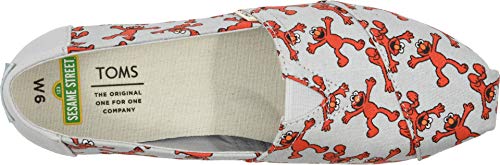 TOMS Women's Alpargata Light Grey Elmo 11 M