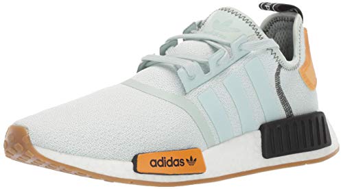 adidas Originals womens Nmd_r1 Running Shoe, Vapour Green/Vapour Green/Bright Gold, 9.5 US