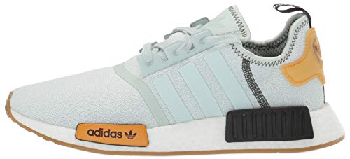 adidas Originals womens Nmd_r1 Running Shoe, Vapour Green/Vapour Green/Bright Gold, 9.5 US
