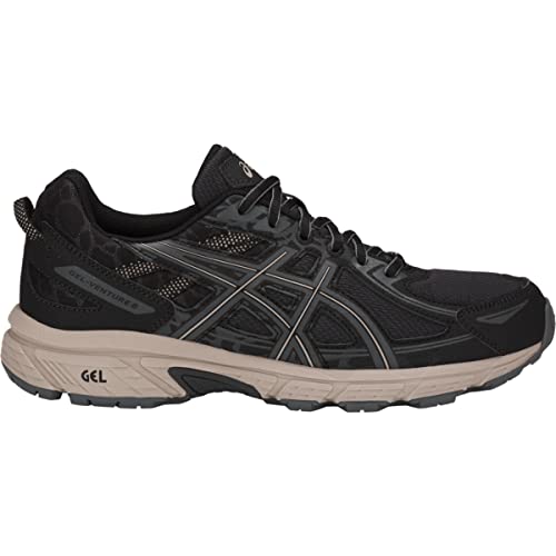 ASICS Men's Gel-Venture 6 Black/Dark Grey High Running Shoe - 7.5M