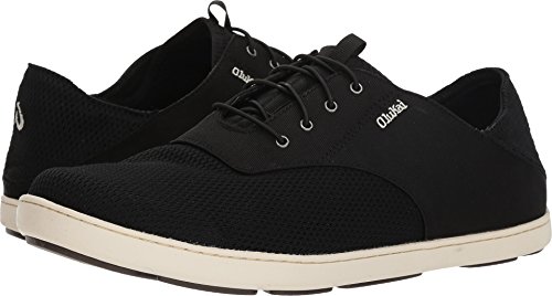 OLUKAI Nohea Moku Shoe - Men's Onyx/Onyx, 8.5