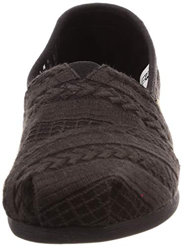 TOMS Alpargata CloudBound Black/Black Arrow Embroidered Mesh 5 B (M)