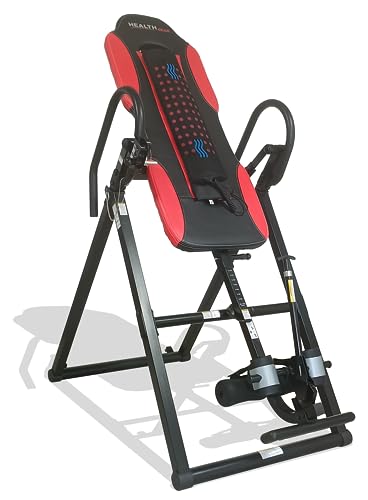 Health Gear ITM5500 Advanced Technology Inversion Table with Vibro Massage & Heat - Heavy Duty up to 300 lbs.