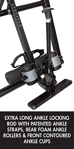 Health Gear ITM5500 Advanced Technology Inversion Table with Vibro Massage & Heat - Heavy Duty up to 300 lbs.