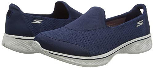 Skechers Performance Women's Go Walk 4 Pursuit Walking Shoe, Navy/Gray - 8.5 B(M) US
