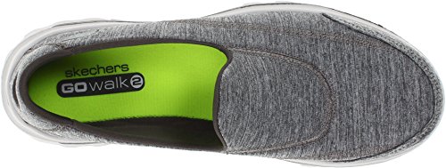 Skechers Performance Women's Go Walk 2 Slip-On Walking Shoe, Heather Grey, 5.5 M US