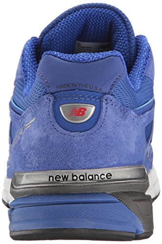 New Balance Men's Made 990 V4 Sneaker, UV Blue/Silver, 10.5 D US