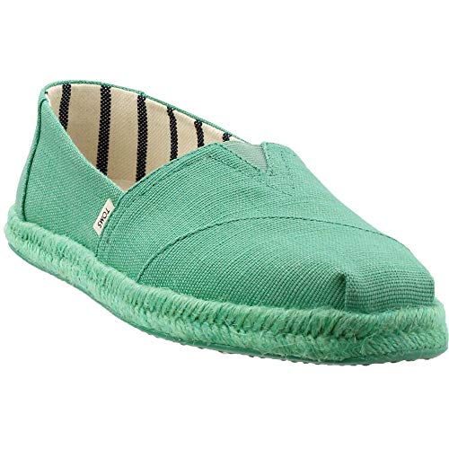 TOMS Women's Alpargata Espadrille, Size: 9.5 B(M) US, Color: Winter Green Heritage Can