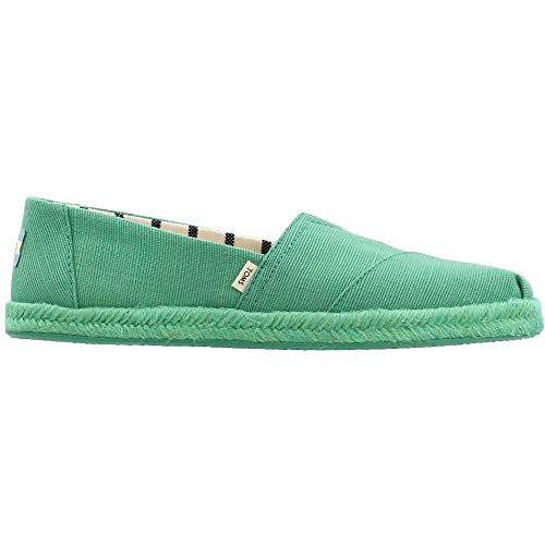 TOMS Women's Alpargata Espadrille, Size: 9.5 B(M) US, Color: Winter Green Heritage Can