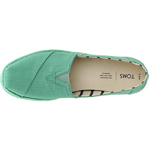 TOMS Women's Alpargata Espadrille, Size: 9.5 B(M) US, Color: Winter Green Heritage Can