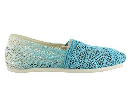 TOMS Womens Classics Crochet Shoe Baltic Dip Dyed Size 5.5 B(M) US