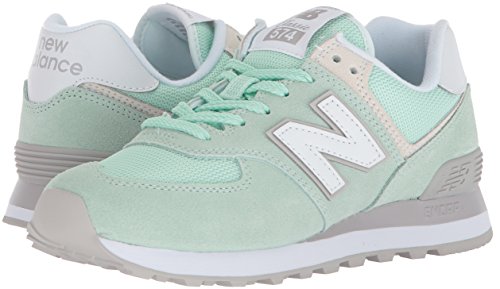 New Balance Women's 574 V2 Essentials Sneaker, Sea Foam/Overcast, 11