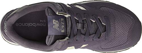 New Balance Women's 574 V2 Holiday Sparkler Sneaker, Deep Cosmic Sky/Marblehead, 9