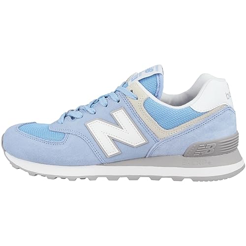 New Balance Women's 574 V2 Essentials Sneaker, Clear Sky/Overcast, 10