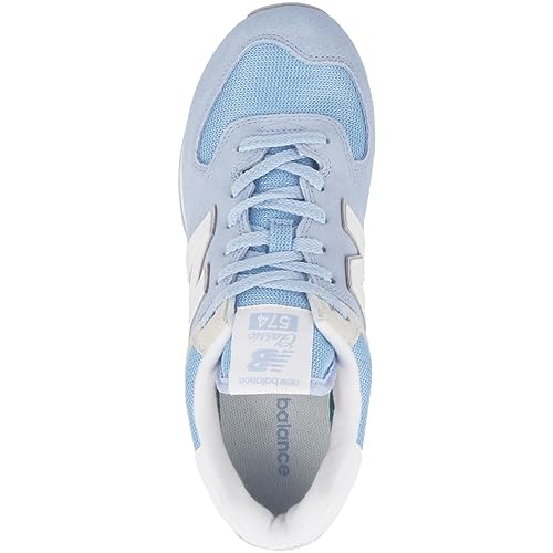 New Balance Women's 574 V2 Essentials Sneaker, Clear Sky/Overcast, 10