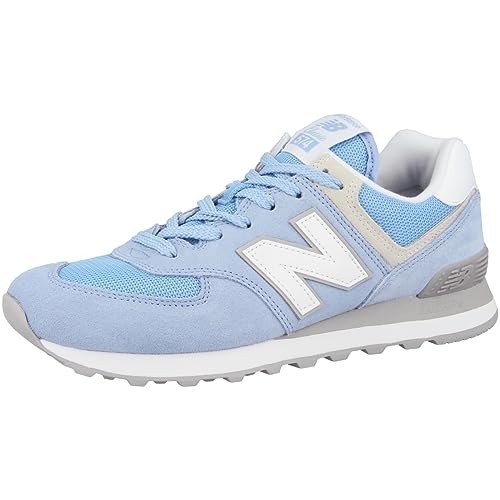 New Balance Women's 574 V2 Essentials Sneaker, Clear Sky/Overcast, 10