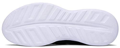 Joomra Women Gym Sneakers Casual Summer School Girls Ladies Lightweight Fashion Walking Workout Shopping Running Sport Athletic Tennis Shoes Black Size 6.5