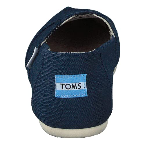 TOMS Women's Alpargata Espadrille Loafer, Majolica Blue Heritage Canvas, 6