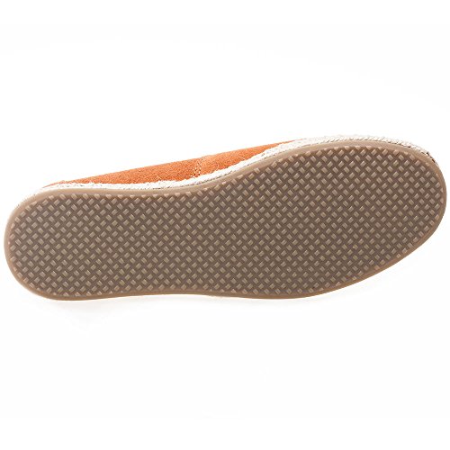 TOMS Alpargata Open Toe Cognac Suede 6