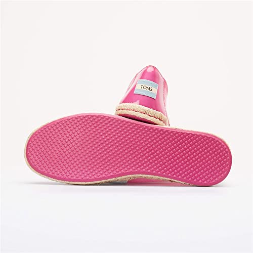 TOMS womens Alpargata on Rope loafers shoes, Persimmon Translucent Tpu Rope, 6 US