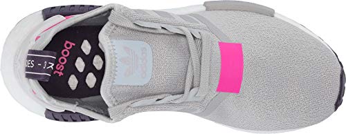 adidas Originals womens Nmd_r1 Running Shoe, Grey/Grey/Shock Pink, 5 US