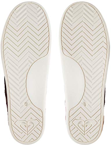 Roxy Women's Bayshore Slip On Sneaker Shoe, tan/Brown, 9 Medium US