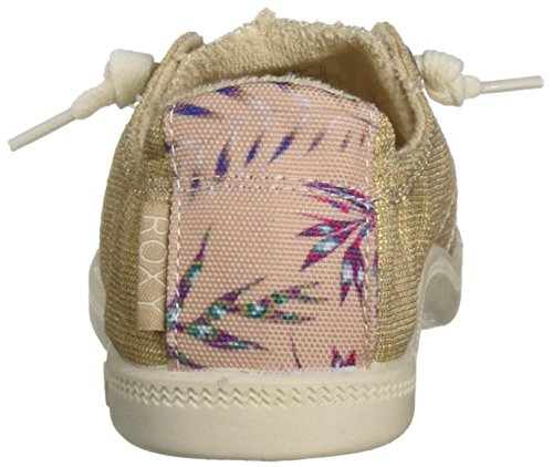 Roxy Women's Bayshore Slip on Sneaker Shoe, Champagne, 10
